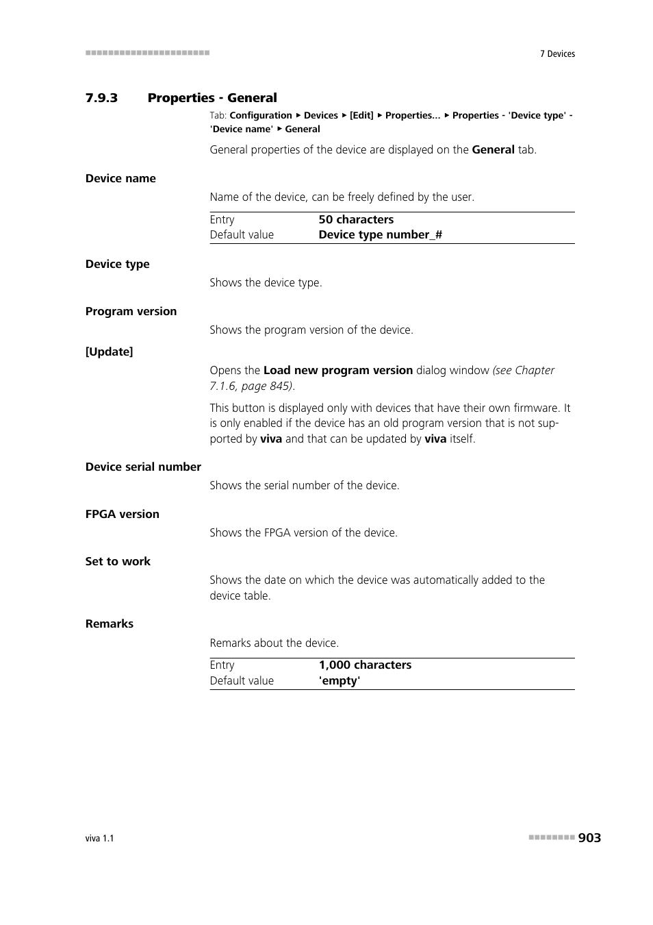 3 properties - general, Properties - general | Metrohm viva 1.1 User Manual | Page 915 / 1085