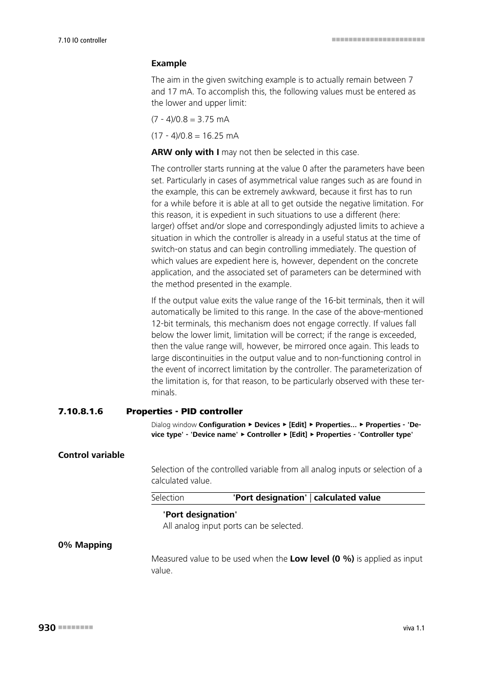 6 properties - pid controller | Metrohm viva 1.1 User Manual | Page 942 / 1085