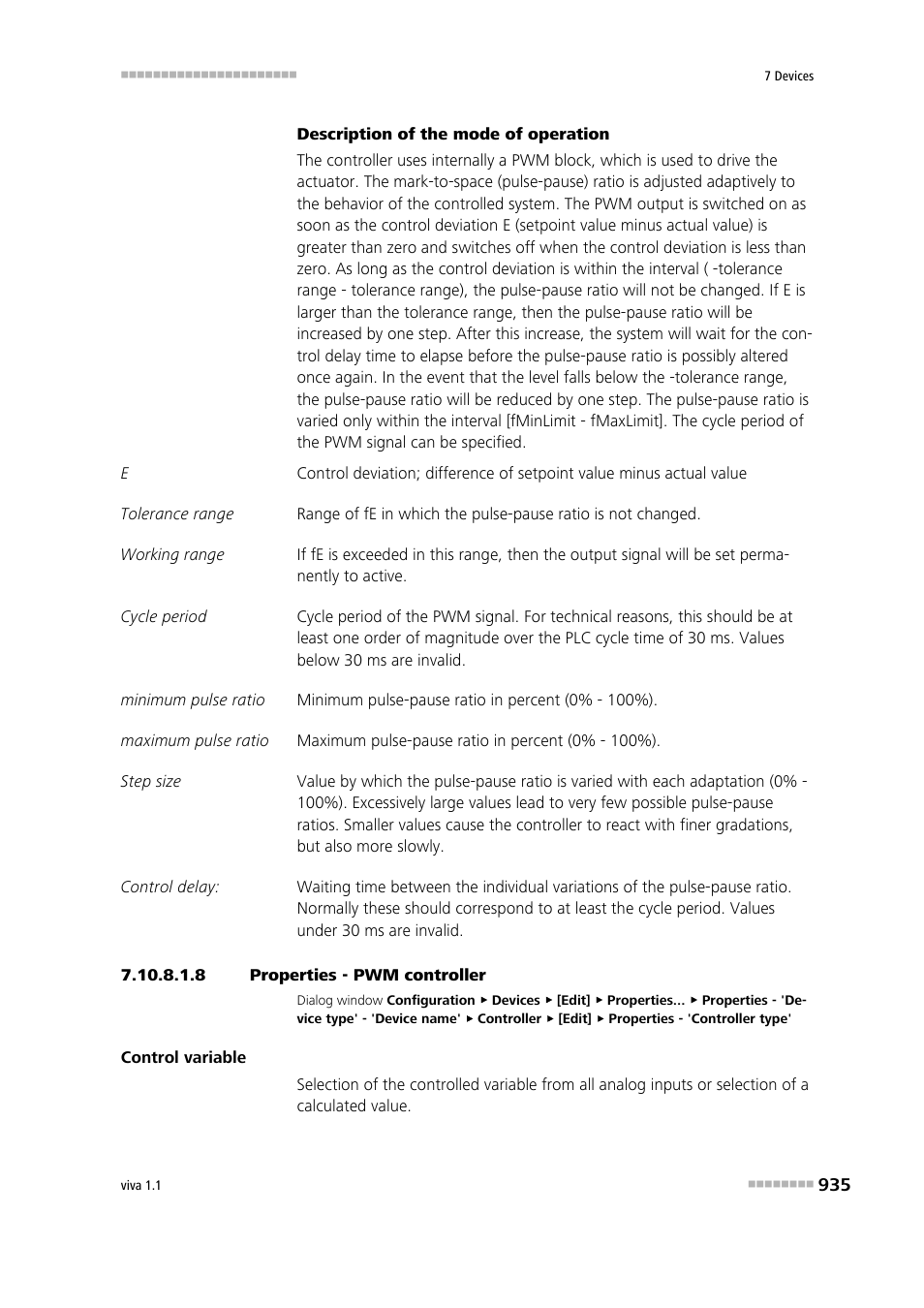 8 properties - pwm controller | Metrohm viva 1.1 User Manual | Page 947 / 1085