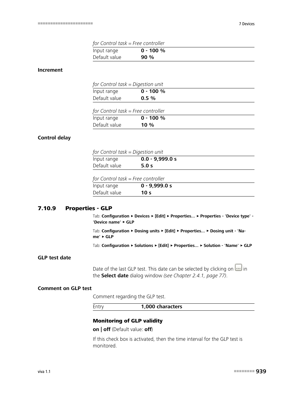 9 properties - glp, Properties - glp | Metrohm viva 1.1 User Manual | Page 951 / 1085