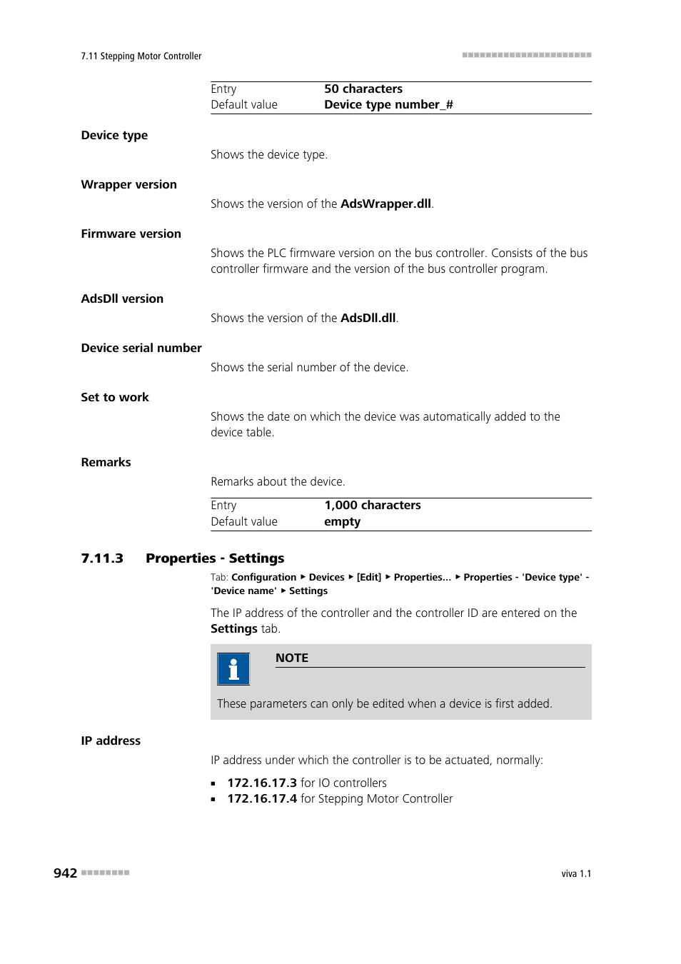 3 properties - settings, Properties - settings | Metrohm viva 1.1 User Manual | Page 954 / 1085