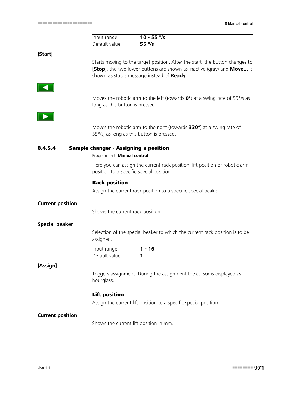 4 sample changer - assigning a position, Assigning position | Metrohm viva 1.1 User Manual | Page 983 / 1085