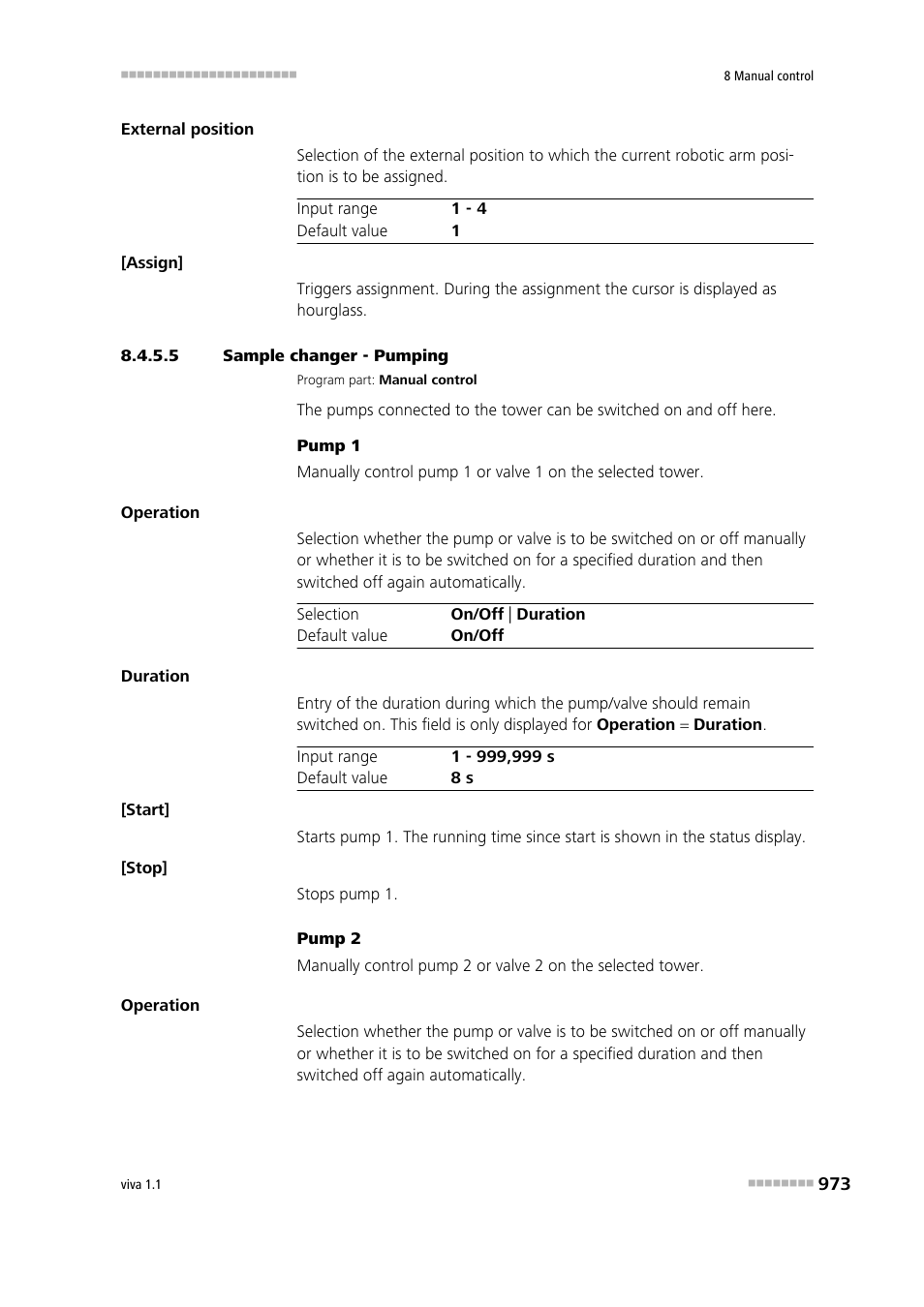 5 sample changer - pumping, Pump | Metrohm viva 1.1 User Manual | Page 985 / 1085