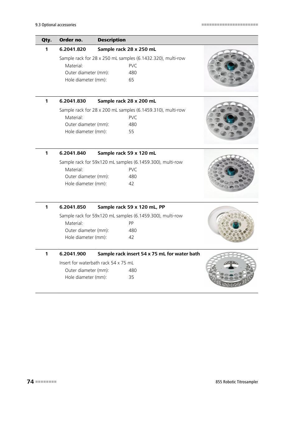 Metrohm 855 Robotic Titrosampler User Manual | Page 82 / 85