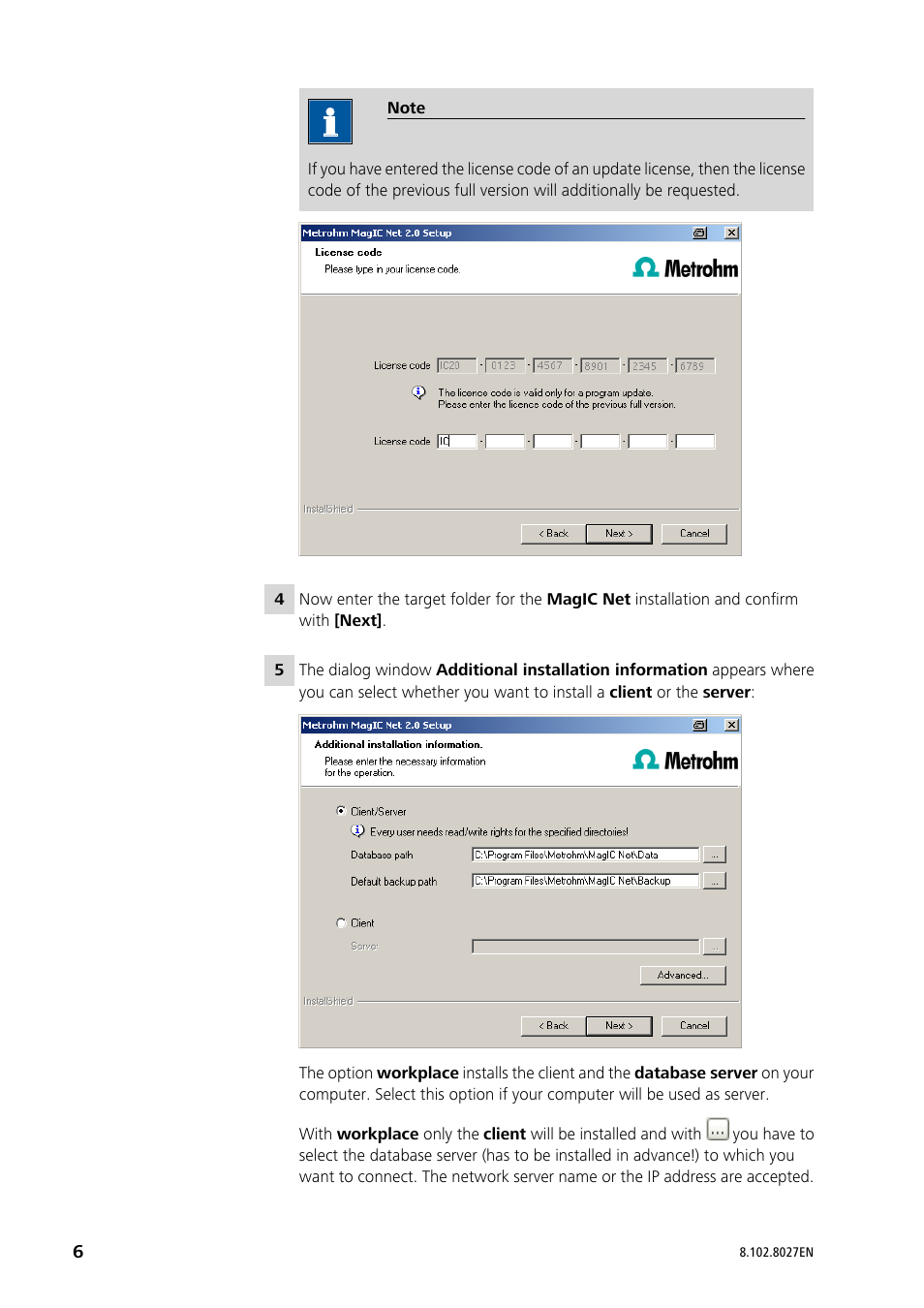 Metrohm MagIC Net 2.3 User Manual | Page 6 / 14