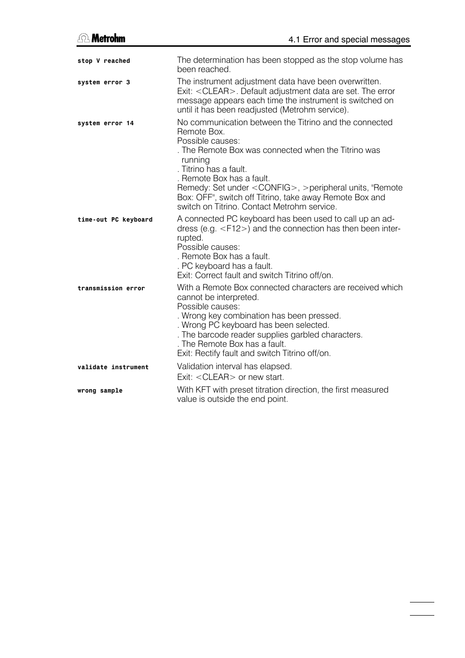 Metrohm 784 KFP Titrino User Manual | Page 102 / 153