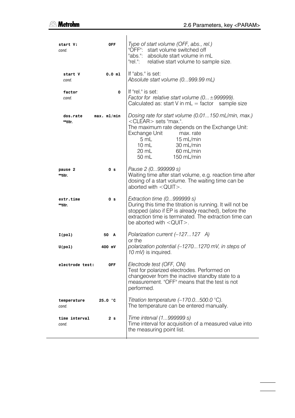 Metrohm 784 KFP Titrino User Manual | Page 20 / 153