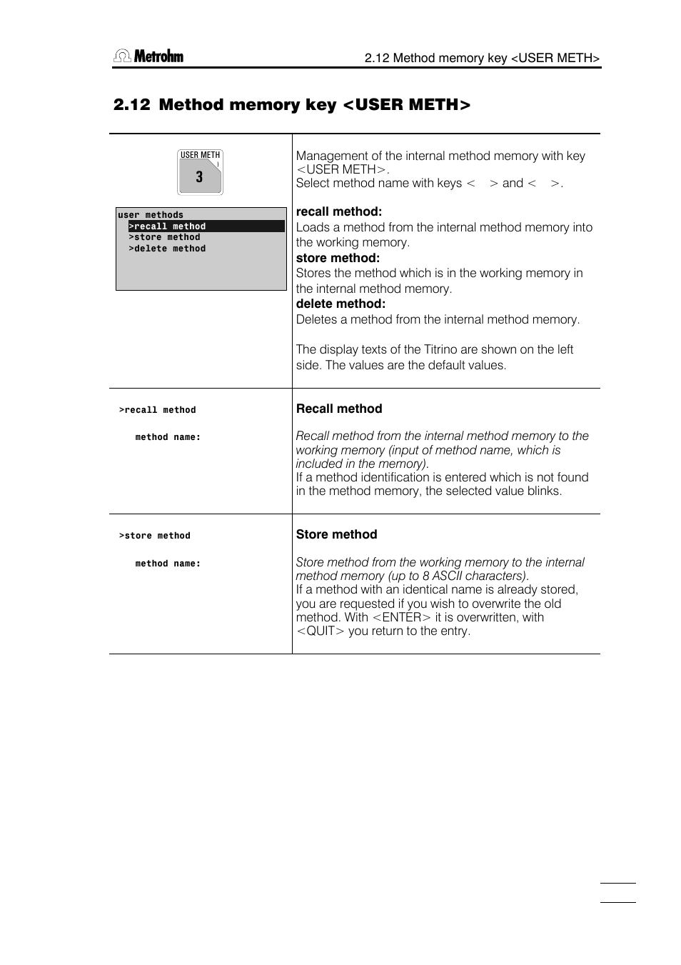 Metrohm 784 KFP Titrino User Manual | Page 38 / 153