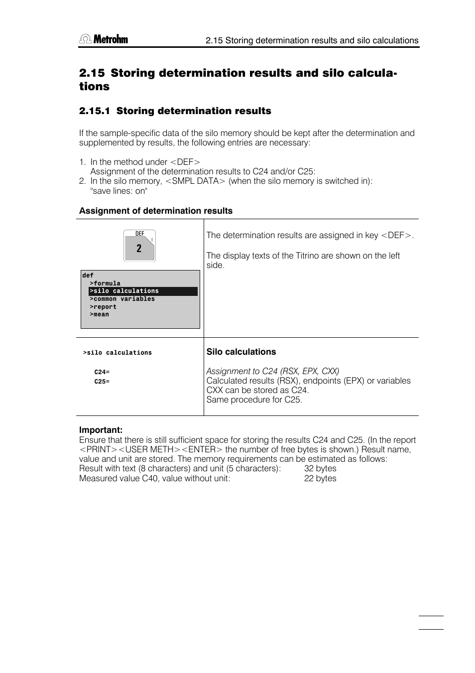 Metrohm 784 KFP Titrino User Manual | Page 44 / 153