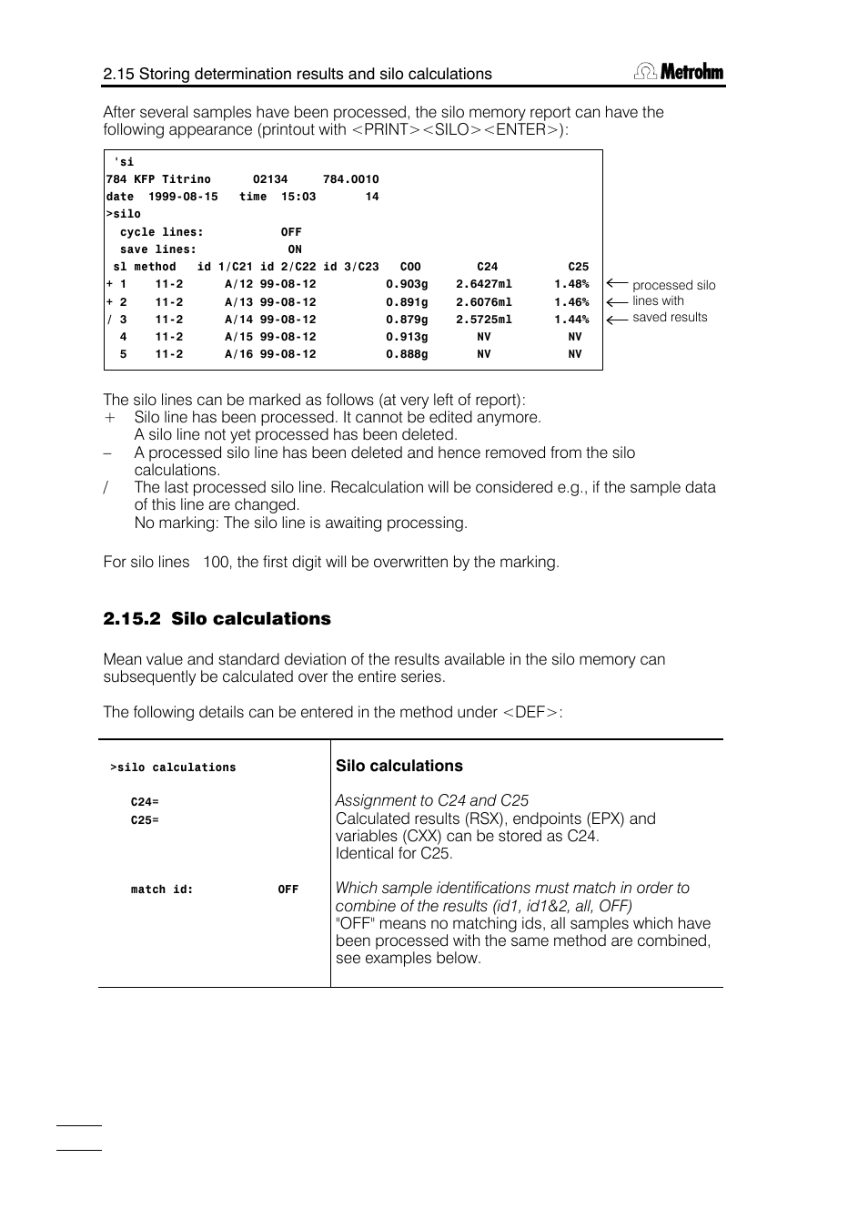 Metrohm 784 KFP Titrino User Manual | Page 45 / 153