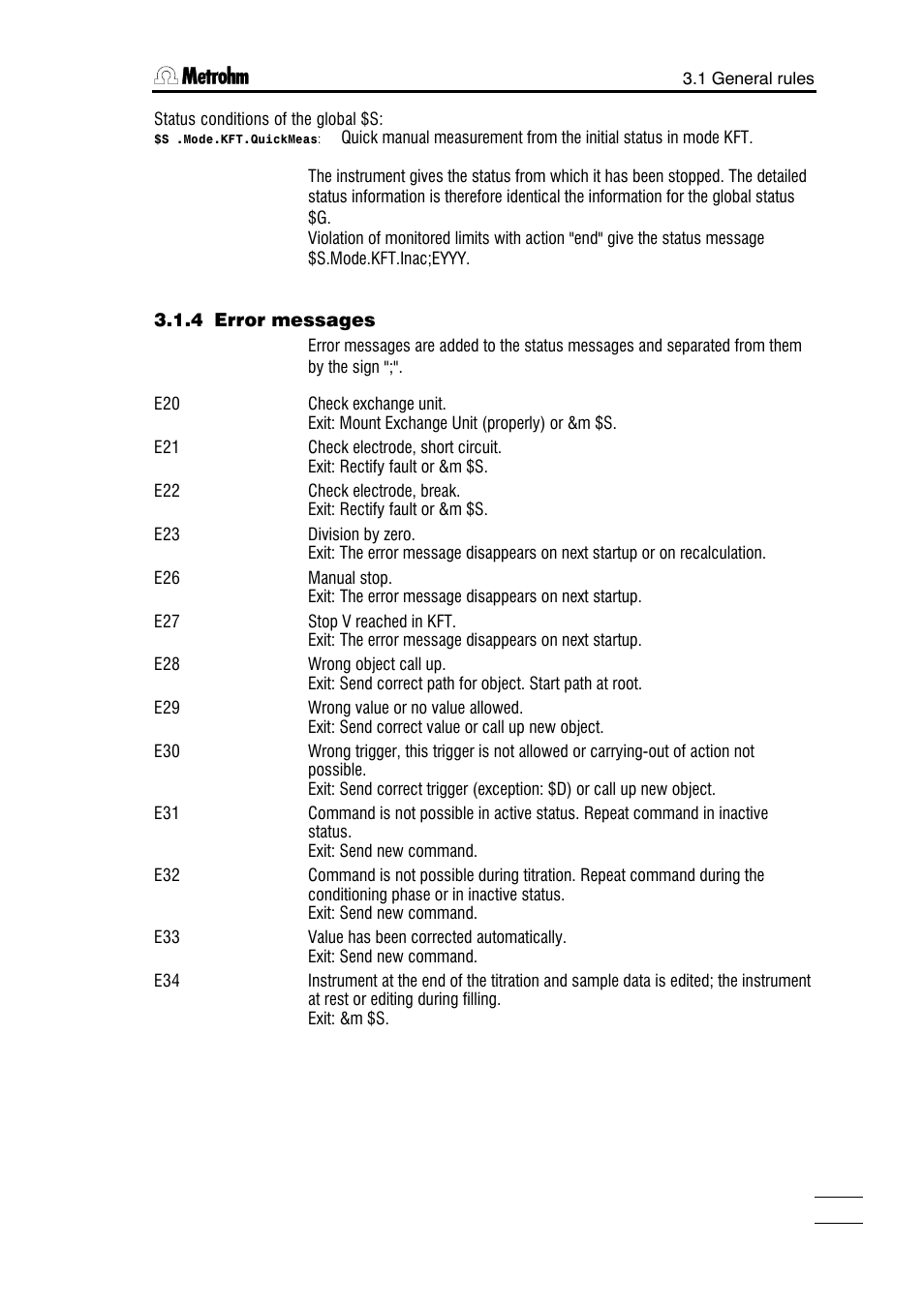 Metrohm 784 KFP Titrino User Manual | Page 52 / 153