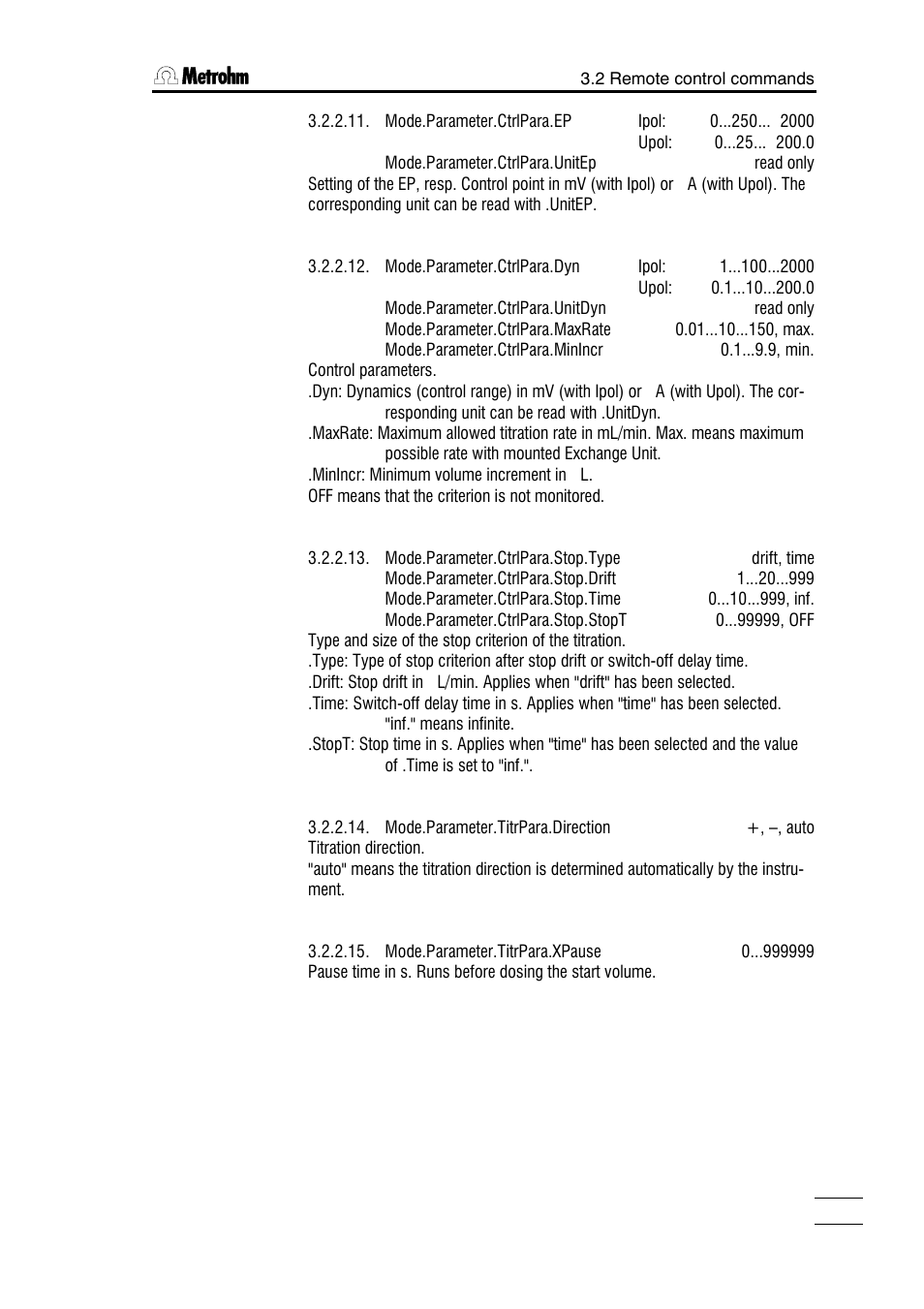 Metrohm 784 KFP Titrino User Manual | Page 72 / 153