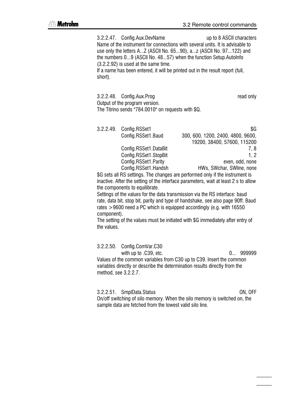 Metrohm 784 KFP Titrino User Manual | Page 78 / 153