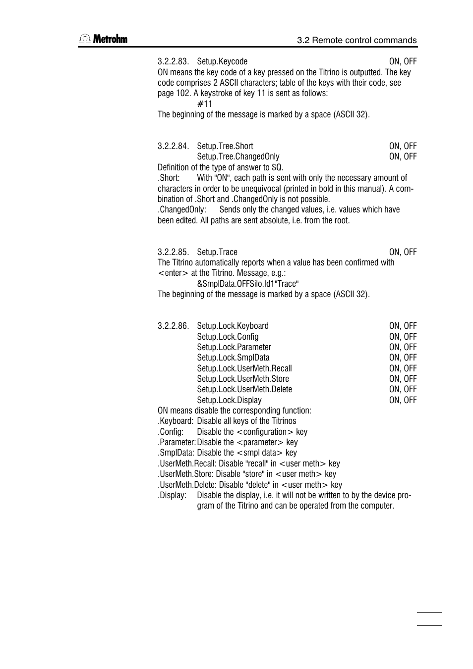 Metrohm 784 KFP Titrino User Manual | Page 88 / 153