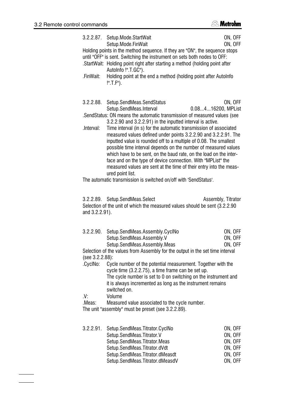 Metrohm 784 KFP Titrino User Manual | Page 89 / 153