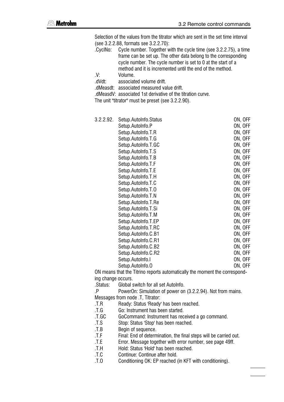 Metrohm 784 KFP Titrino User Manual | Page 90 / 153