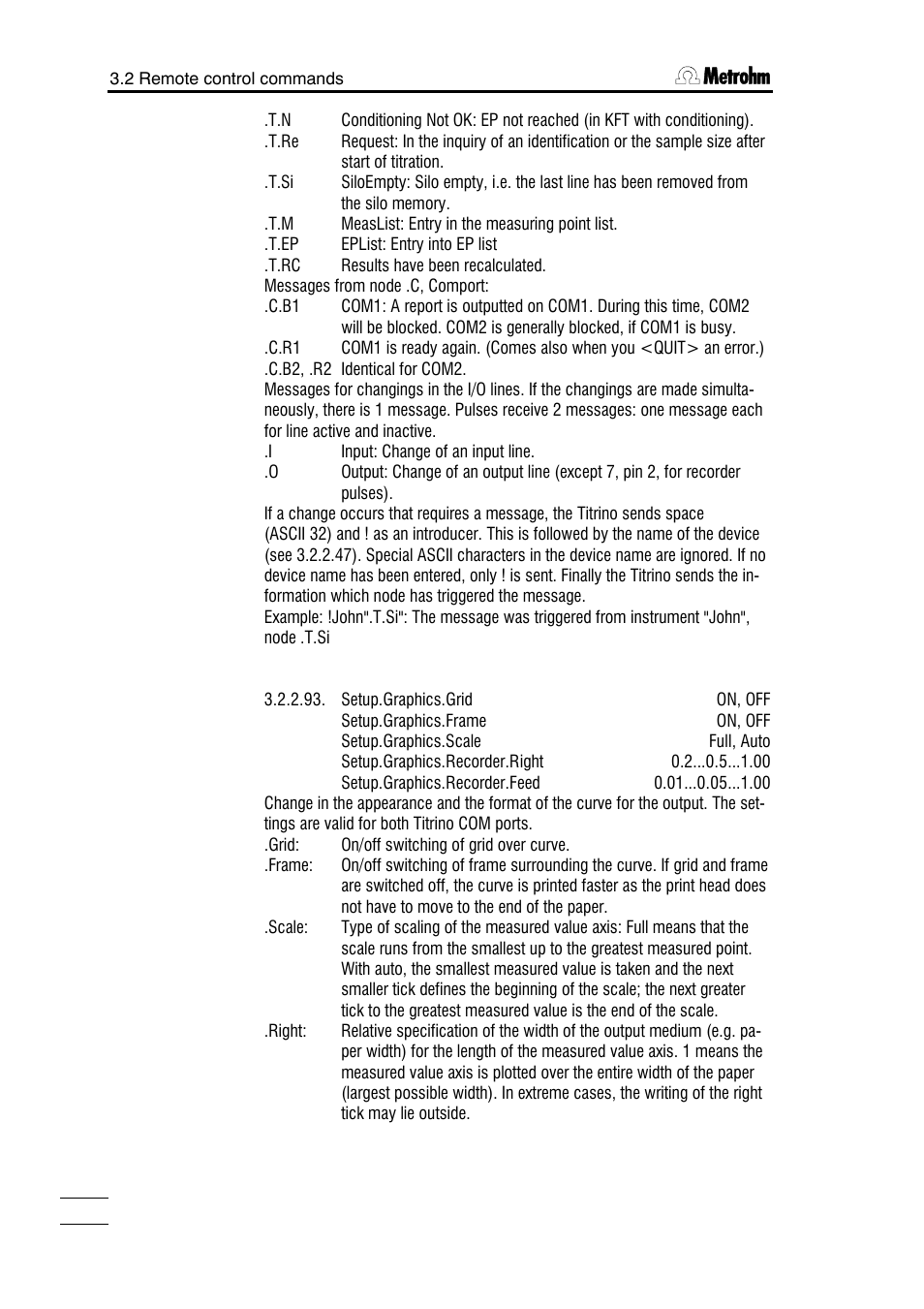 Metrohm 784 KFP Titrino User Manual | Page 91 / 153