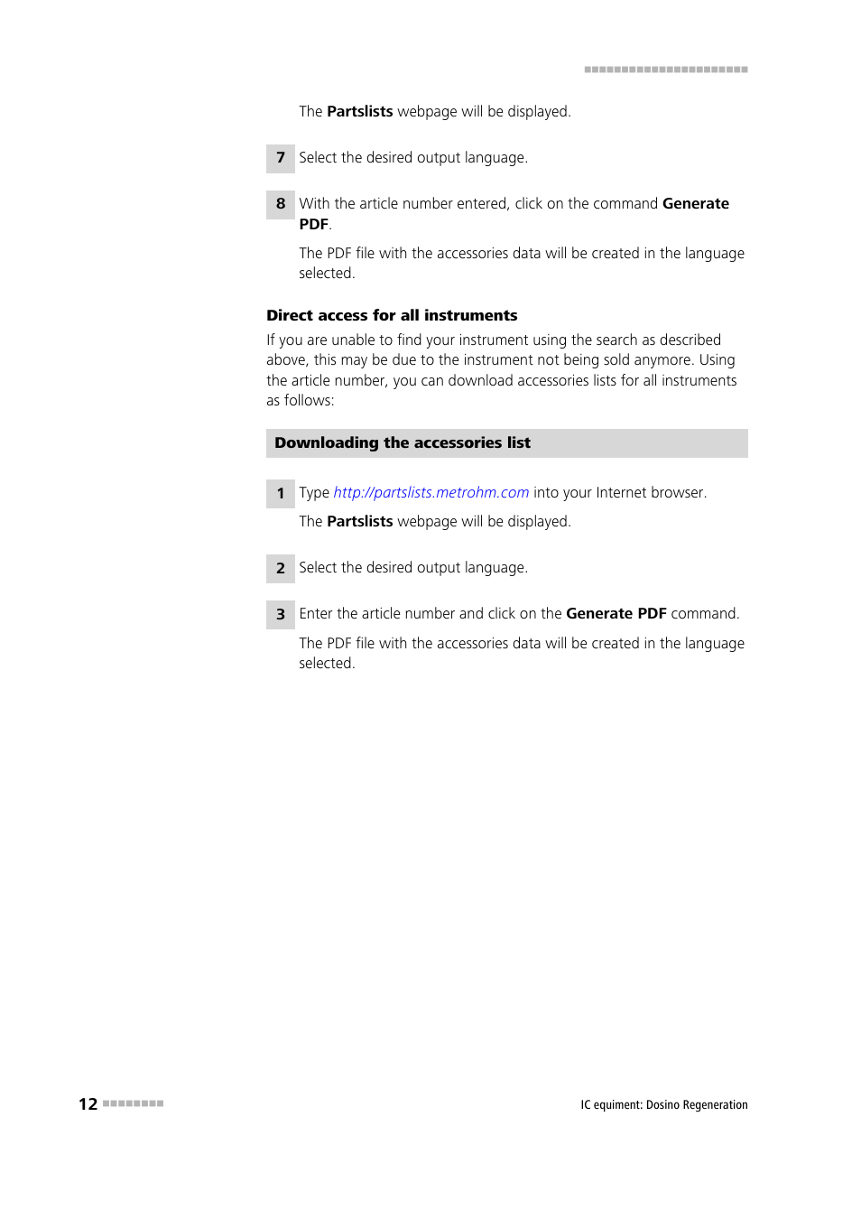 Metrohm Dosino Regeneration User Manual | Page 18 / 19