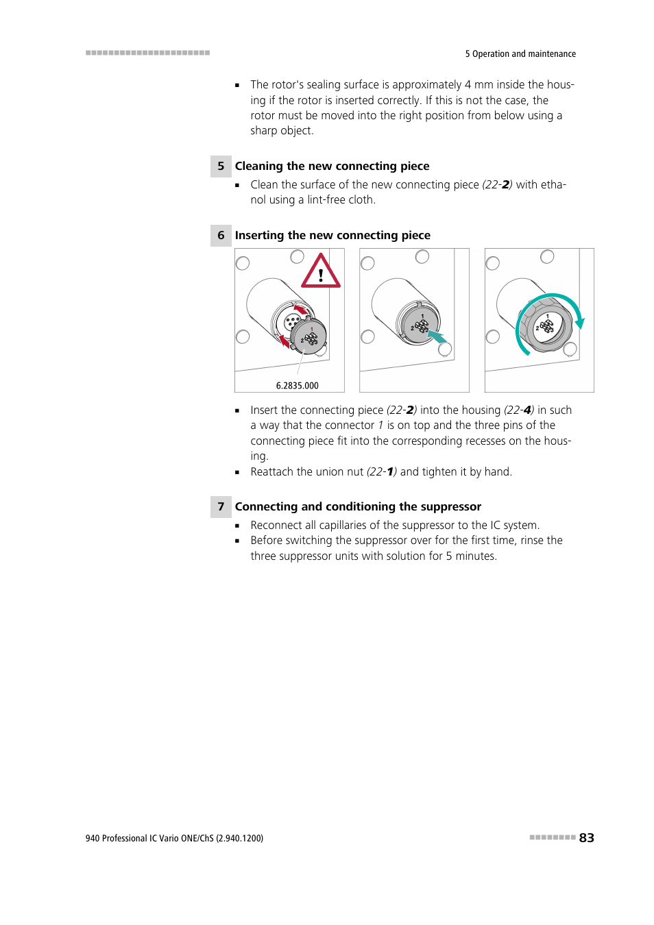 Metrohm 940 Professional IC Vario ONE/ChS User Manual | Page 91 / 111