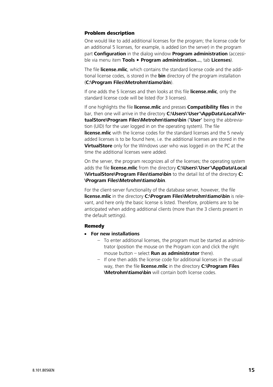 Metrohm tiamo 2.4 Installation User Manual | Page 15 / 16