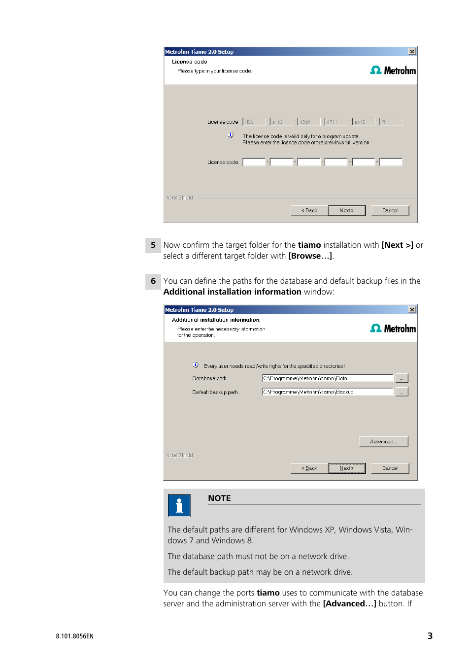 Metrohm tiamo 2.4 Installation User Manual | Page 3 / 16