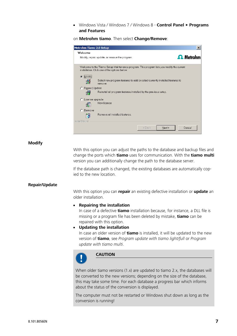 Metrohm tiamo 2.4 Installation User Manual | Page 7 / 16