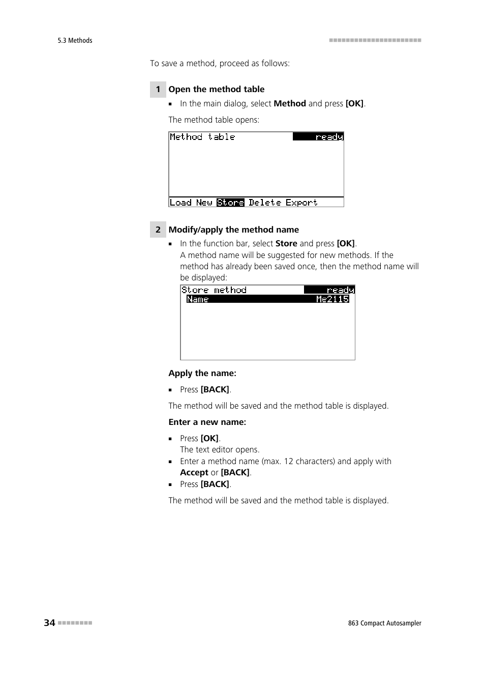 Metrohm 863 Compact Autosampler User Manual | Page 44 / 99