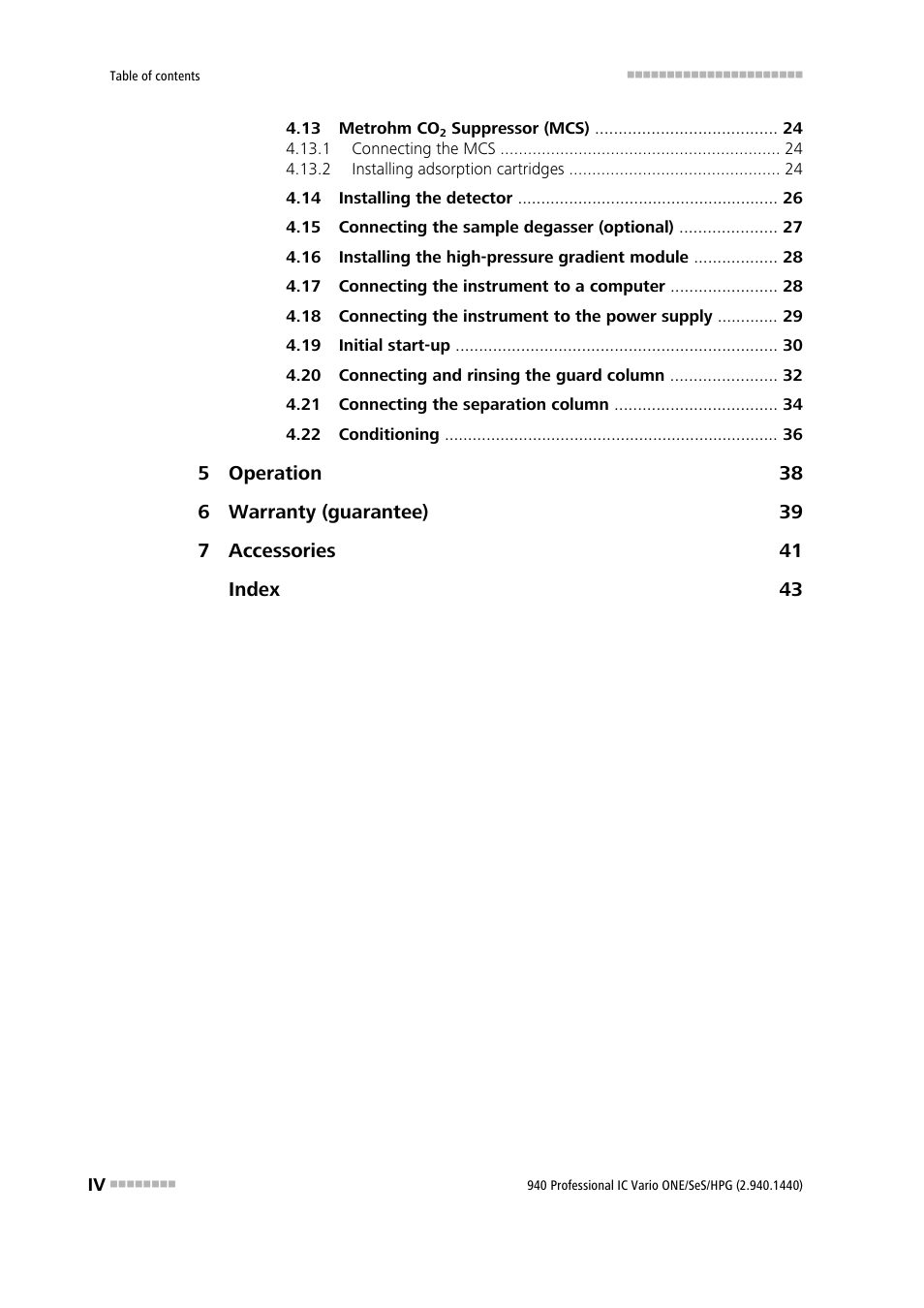 Metrohm 940 Professional IC Vario ONE/SeS/HPG User Manual | Page 6 / 51