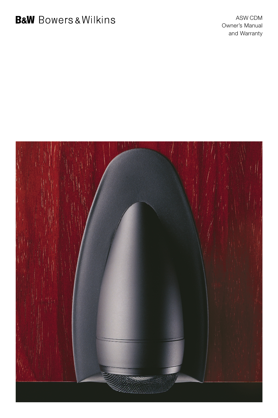 Bowers & Wilkins ASW CDM User Manual | 60 pages