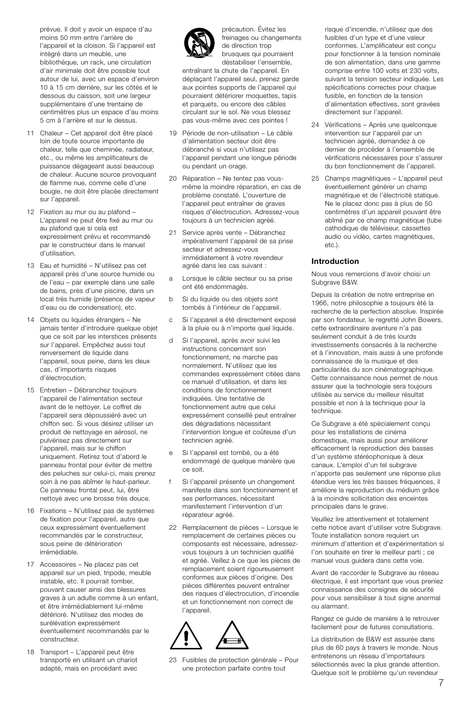 Bowers & Wilkins ASW CDM User Manual | Page 10 / 60
