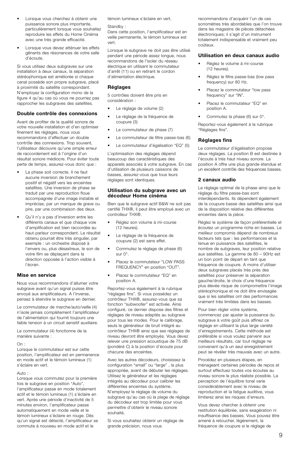 Bowers & Wilkins ASW CDM User Manual | Page 12 / 60