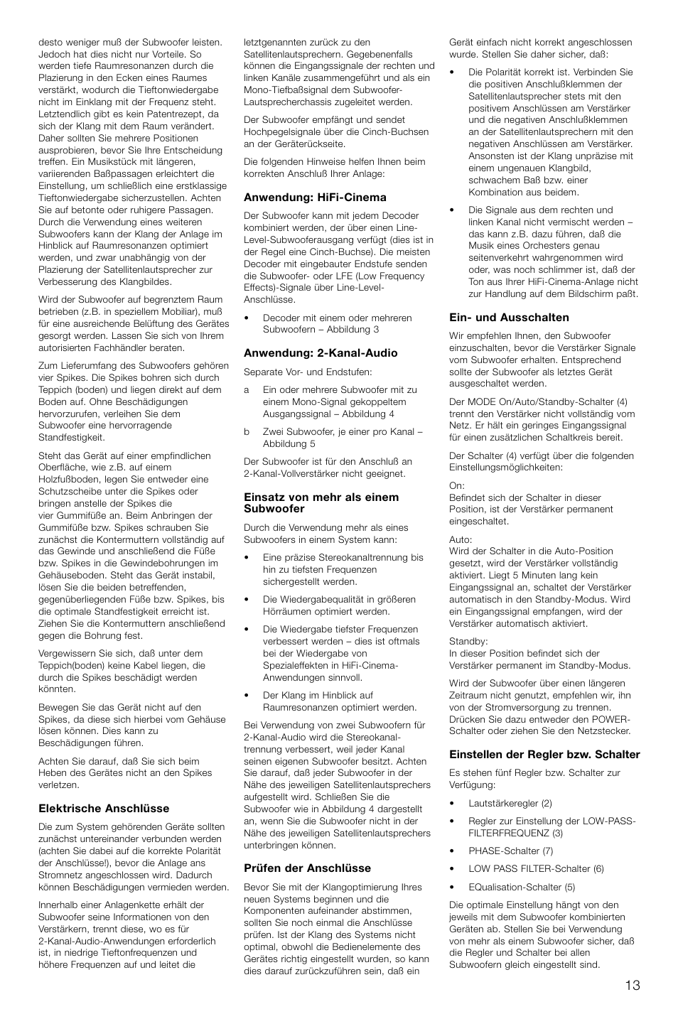 Bowers & Wilkins ASW CDM User Manual | Page 16 / 60