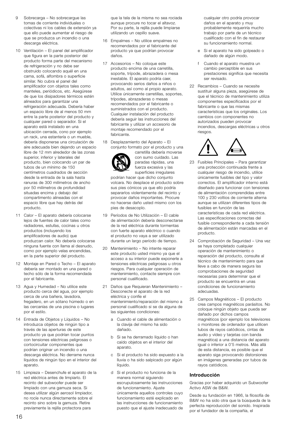 Bowers & Wilkins ASW CDM User Manual | Page 19 / 60