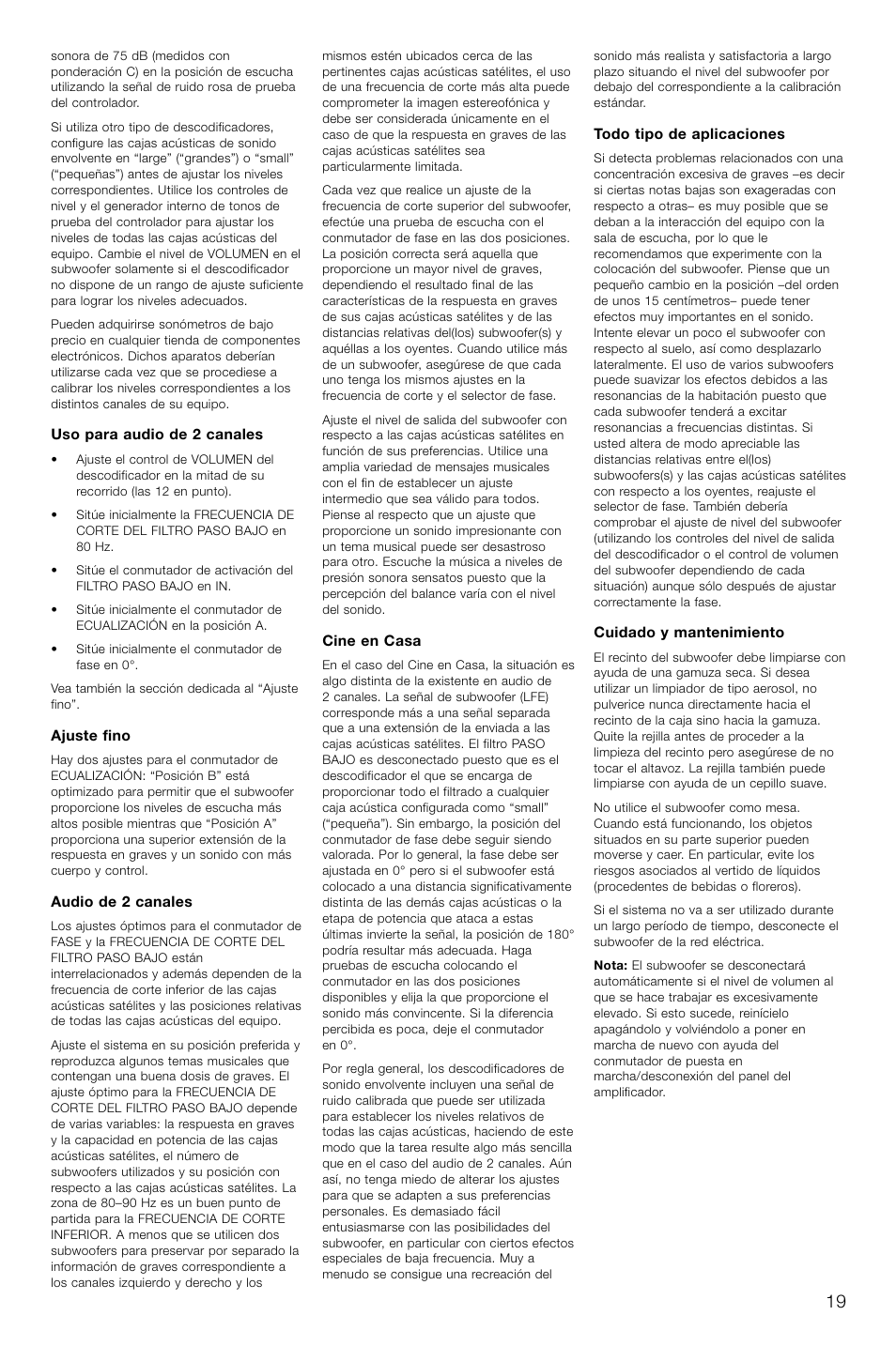 Bowers & Wilkins ASW CDM User Manual | Page 22 / 60