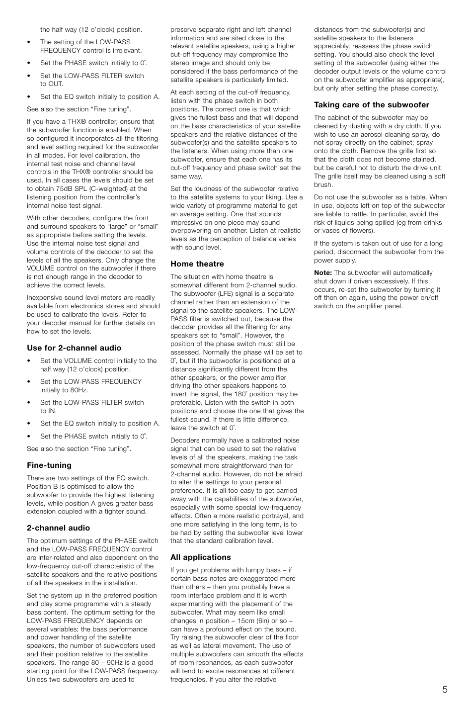 Bowers & Wilkins ASW CDM User Manual | Page 8 / 60