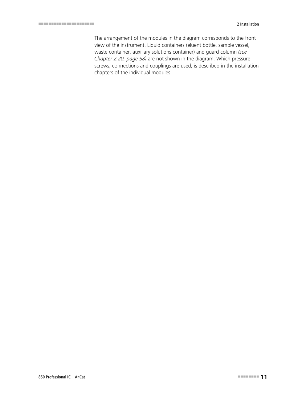 Metrohm 850 Professional IC AnCat User Manual | Page 21 / 136
