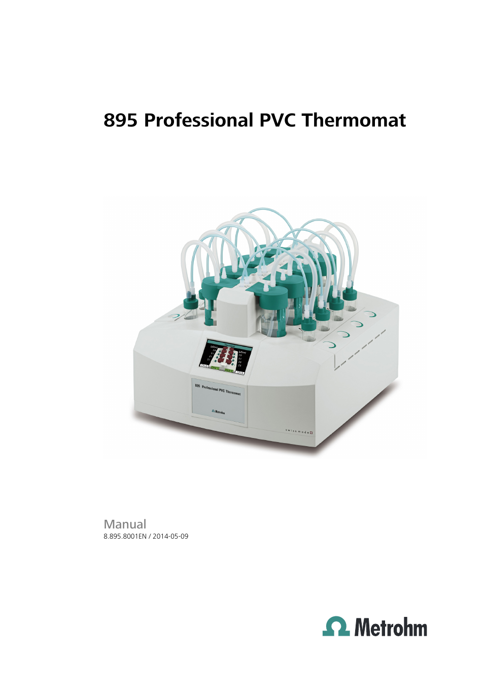 Metrohm 895 Professional PVC Thermomat User Manual | 51 pages