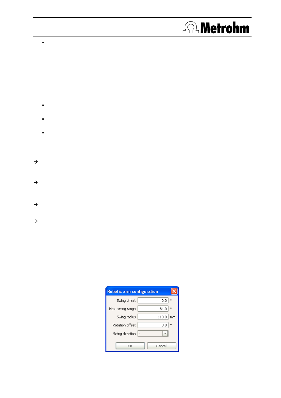 6 software, 1 installation of the software, 2 configuration of tiamo | 1 devices, 2 swing head configuration | Metrohm TitrIC 7 User Manual | Page 10 / 16