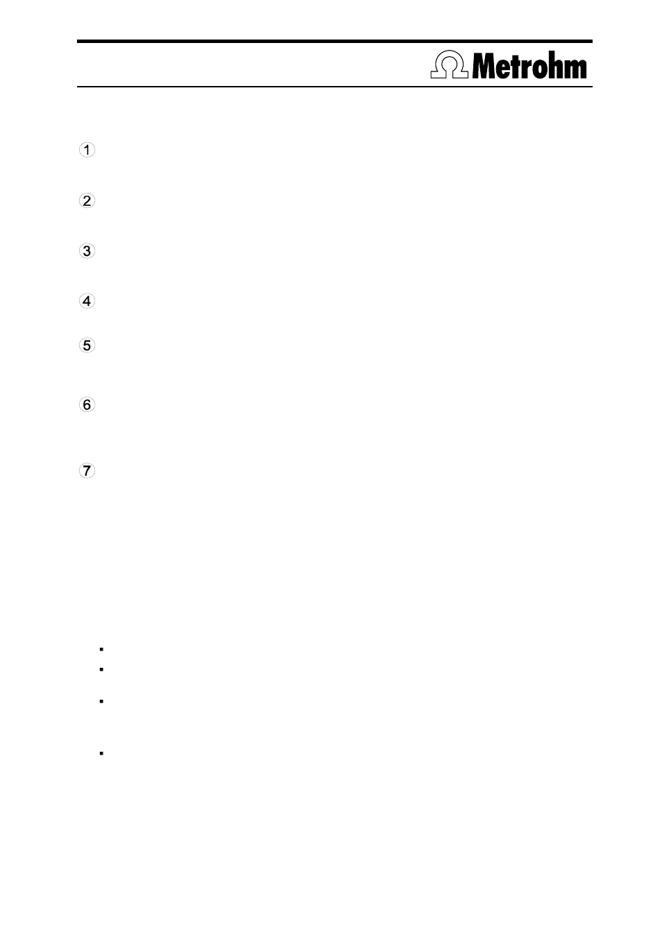 5 miscellaneous, 1 stirrer, 3 electrodes | Metrohm TitrIC 7 User Manual | Page 9 / 16