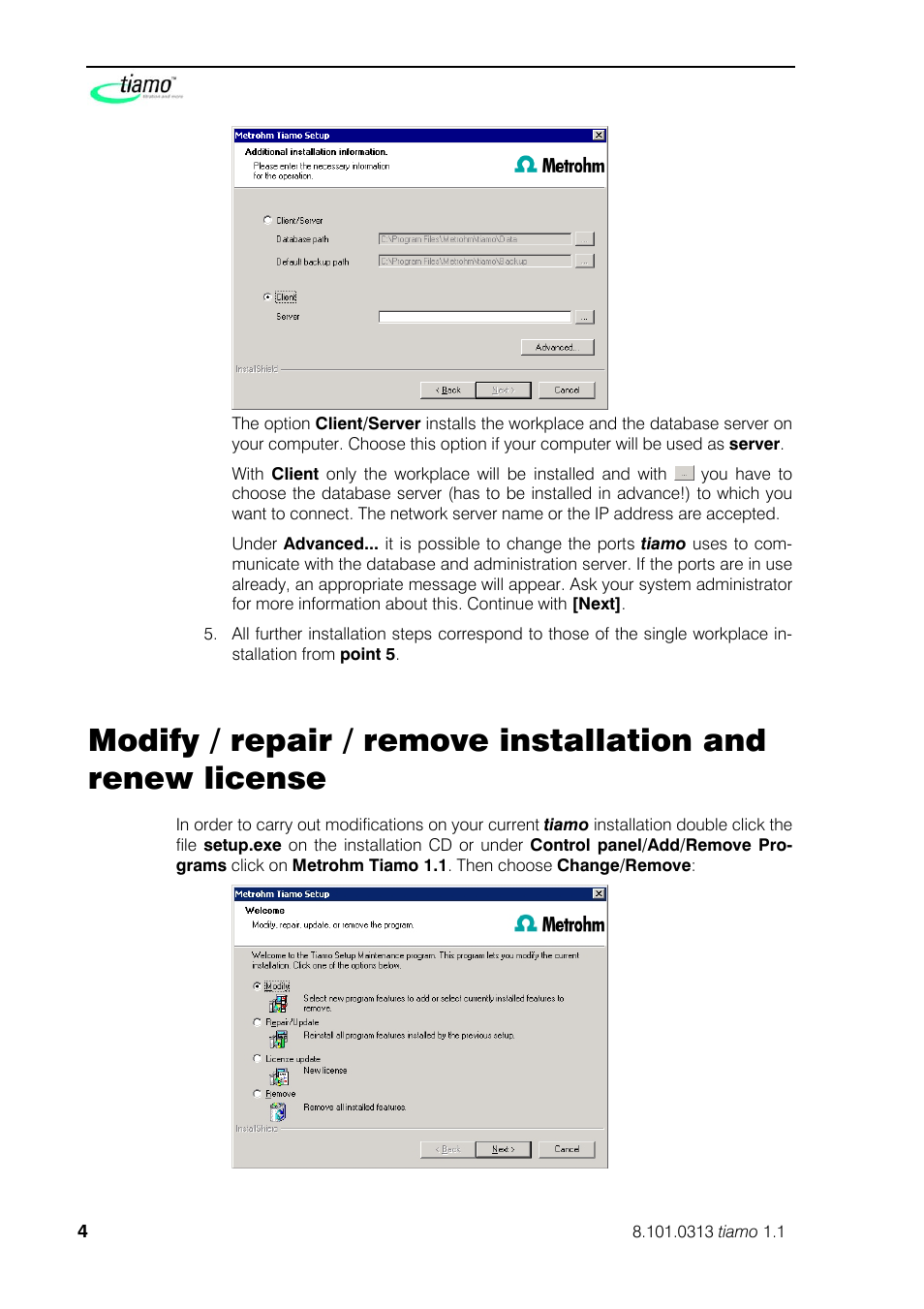Metrohm tiamo 1.1 Installation User Manual | Page 4 / 5