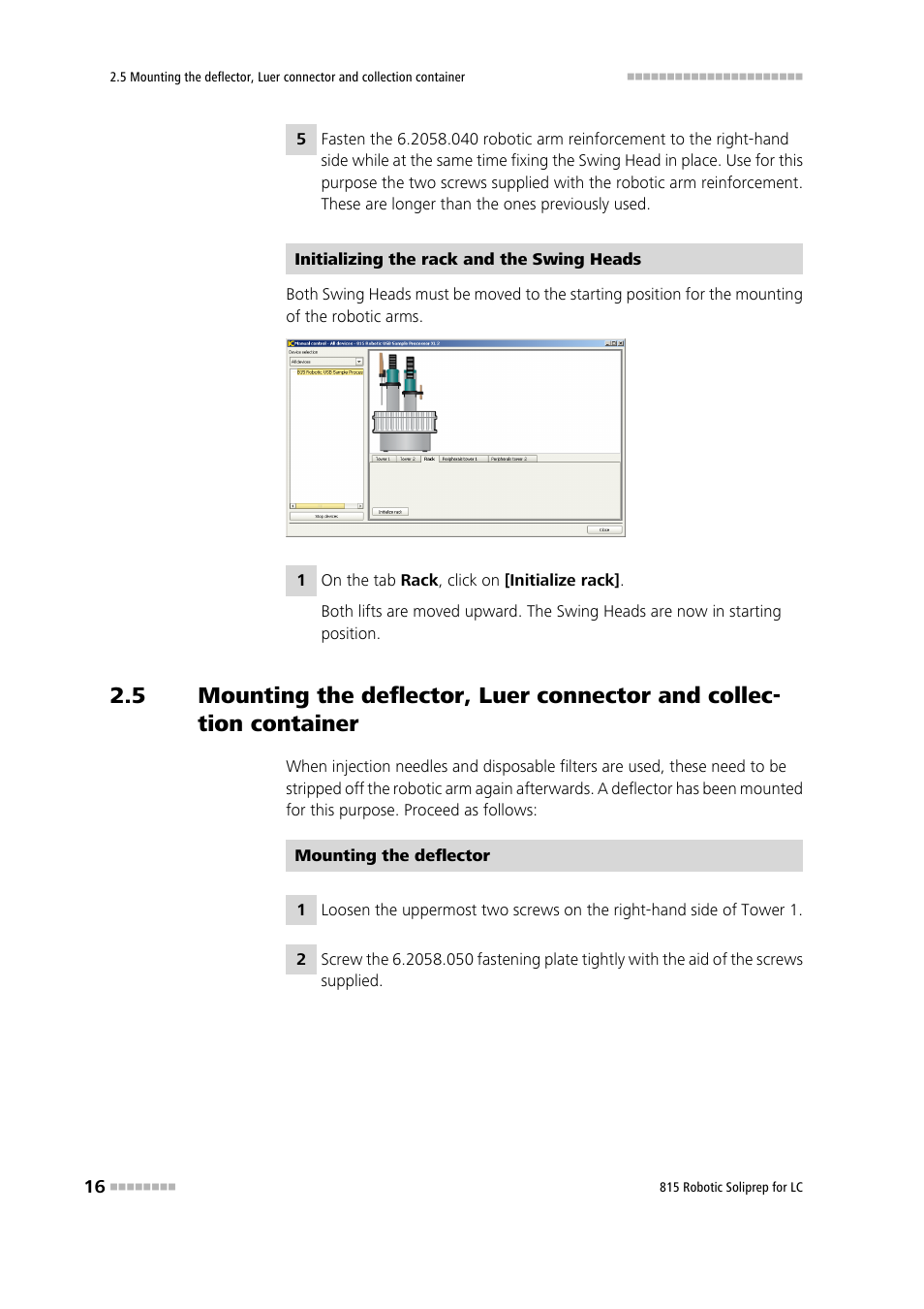 Metrohm 815 Robotic Soliprep for LC User Manual | Page 22 / 76