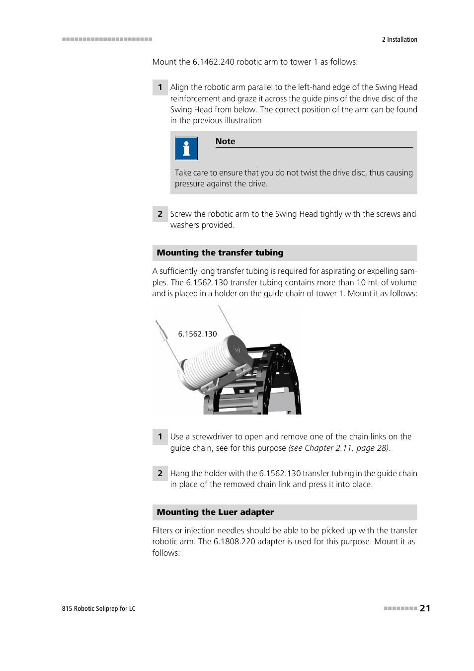Metrohm 815 Robotic Soliprep for LC User Manual | Page 27 / 76