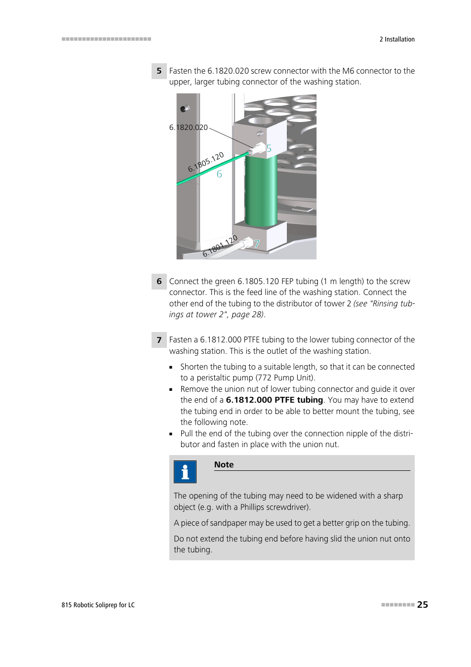 Metrohm 815 Robotic Soliprep for LC User Manual | Page 31 / 76