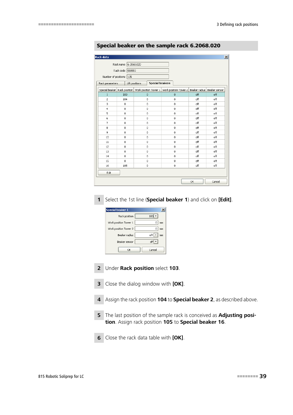 Metrohm 815 Robotic Soliprep for LC User Manual | Page 45 / 76
