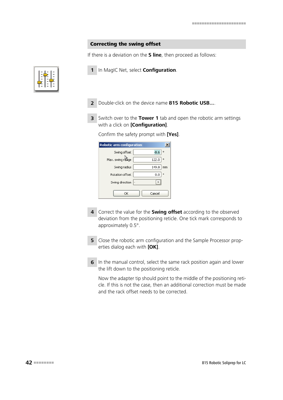 Metrohm 815 Robotic Soliprep for LC User Manual | Page 48 / 76
