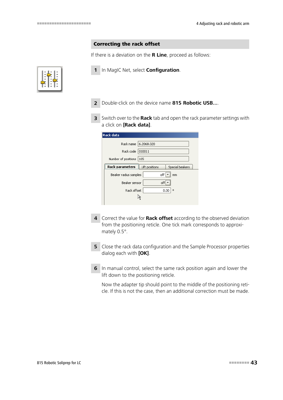 Metrohm 815 Robotic Soliprep for LC User Manual | Page 49 / 76