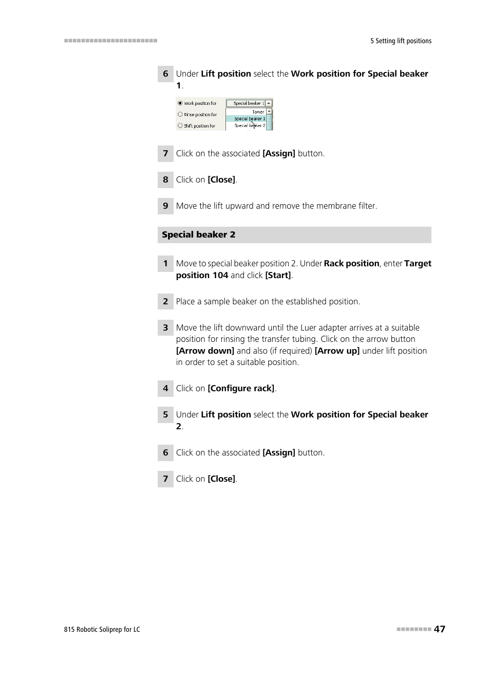 Metrohm 815 Robotic Soliprep for LC User Manual | Page 53 / 76