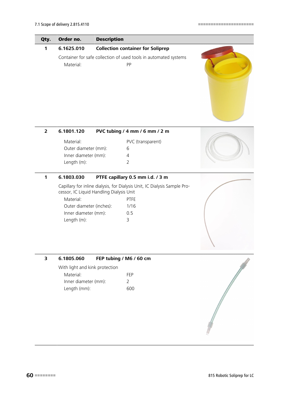 Metrohm 815 Robotic Soliprep for LC User Manual | Page 66 / 76