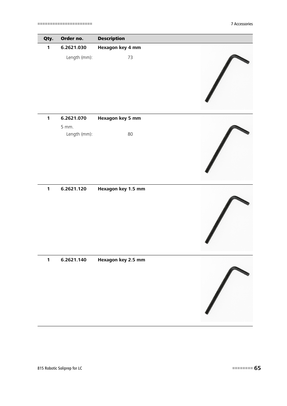 Metrohm 815 Robotic Soliprep for LC User Manual | Page 71 / 76