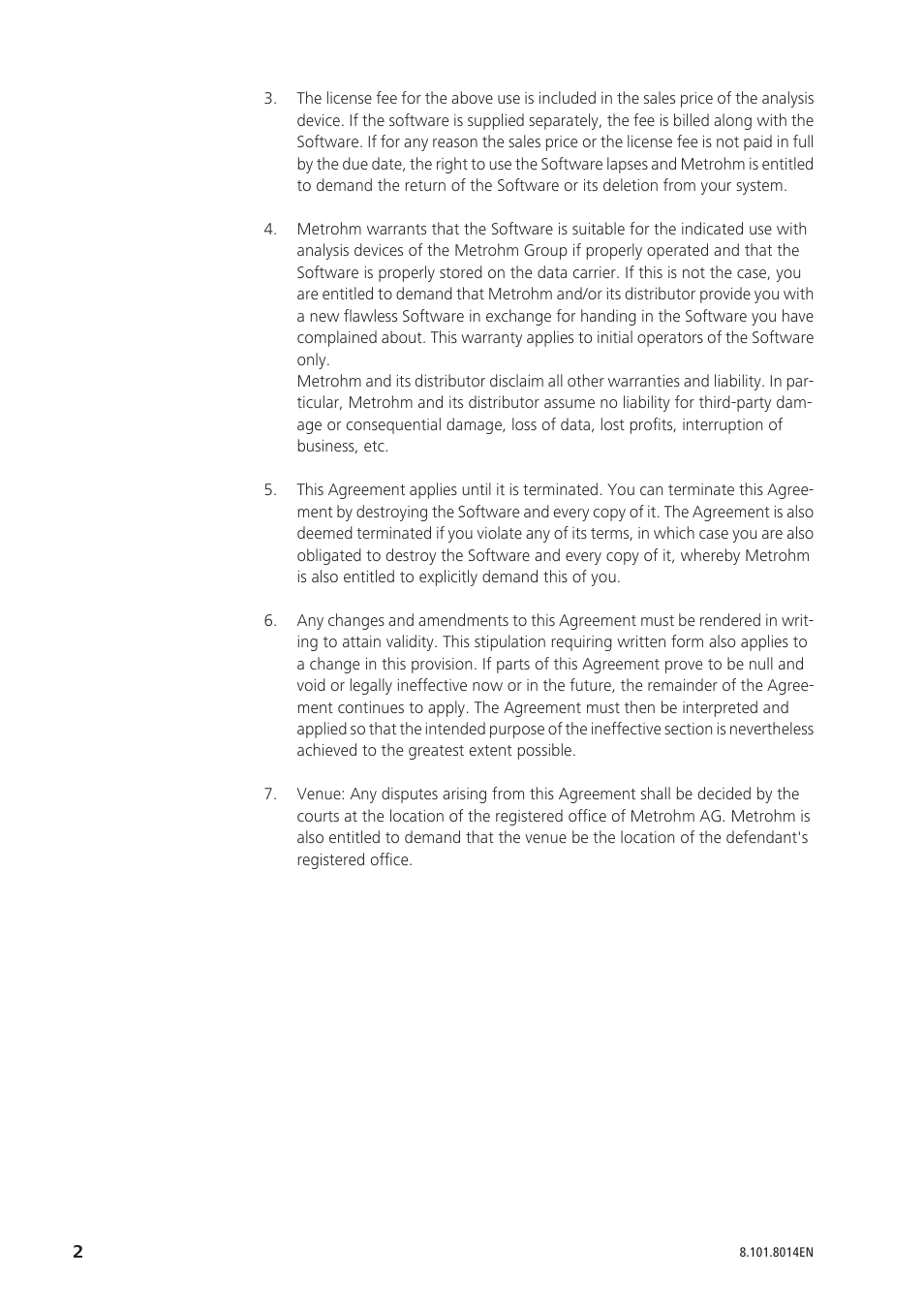 Metrohm Metrodata Application User Manual | Page 2 / 2